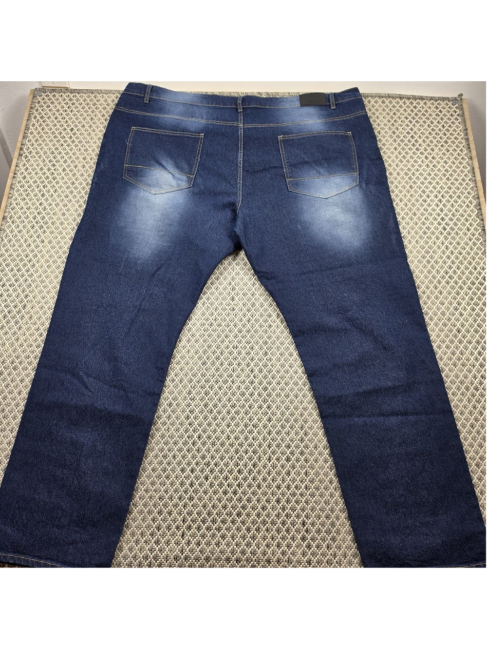 Southpole Stretch Biker Moto Jeans Mens Size 48 Blue Distressed Denim Pants - Picture 2 of 11
